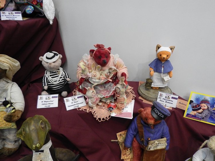 XV Международный осенний салон авторских кукол на Тишинке с 4 по 6 октября 2019 года в Москве - часть 3