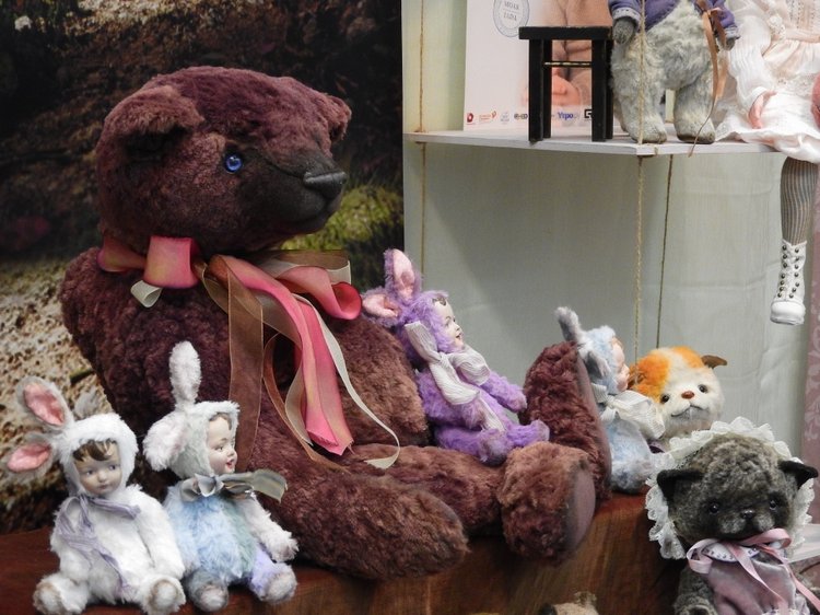 XV Международный осенний салон авторских кукол на Тишинке с 4 по 6 октября 2019 года в Москве - часть 4