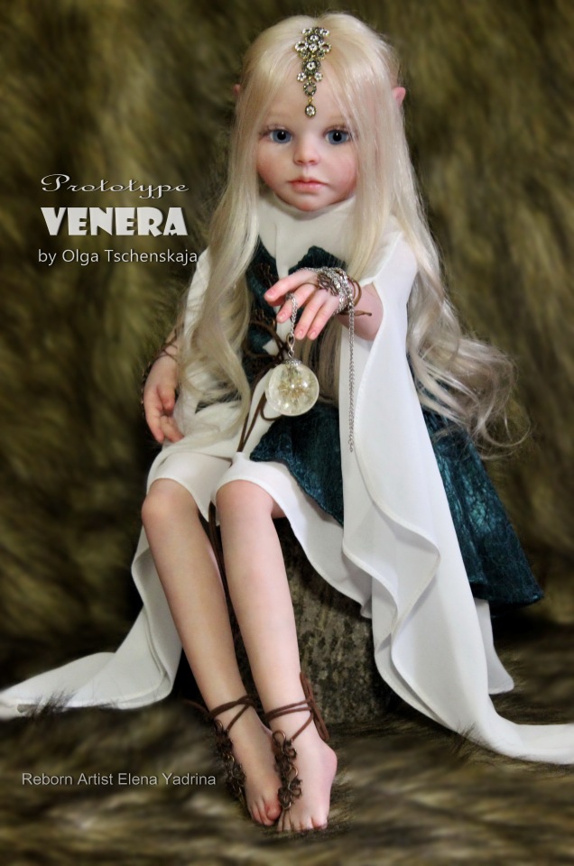 Эльфиечка Венера. Прототип, моя версия. Куклы реборн Елены Ядриной (фото 8)