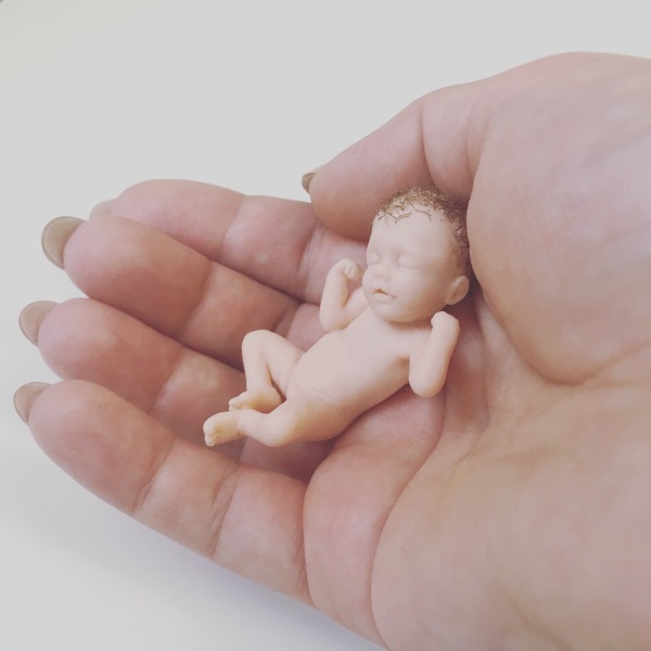 Малыш — Авторские миниатюрные куклы: лепка (фото 4)