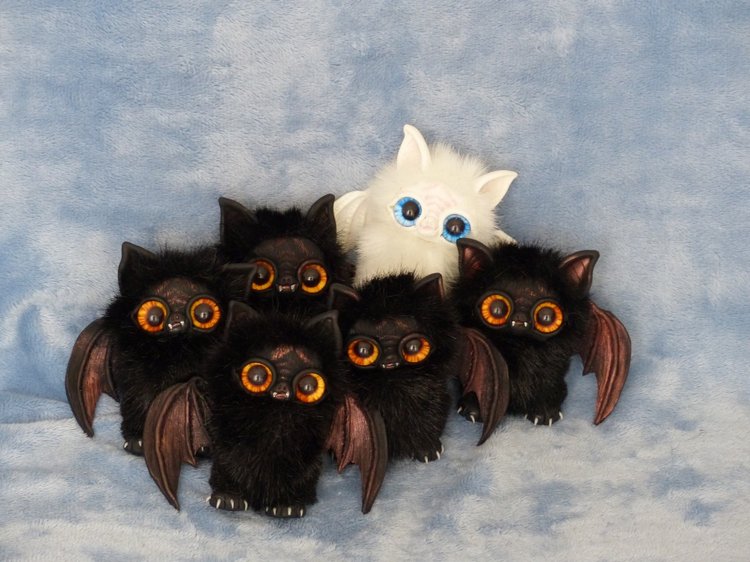 Большая семья летучих мышек (фото 6)