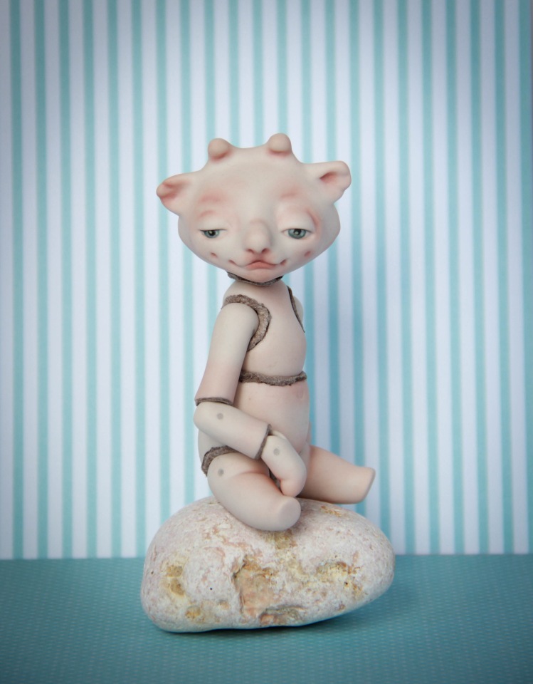 Фарфоровые тролли — Авторские шарнирные куклы своими руками: лепка