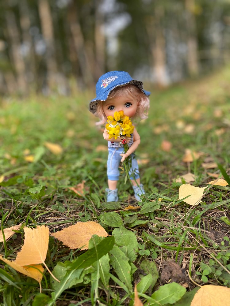 Варя в Березовой роще. Fabbi Chibbi Meadow dolls | Бэйбики Варя в Березовой роще. Fabbi Chibbi Meadow dolls