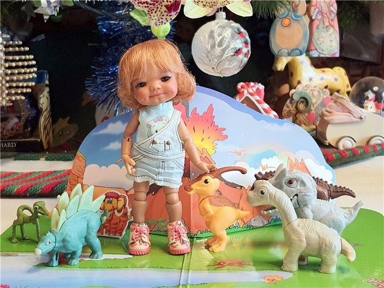 Динозаврики | Бэйбики Динозаврики — Куклы Meadow dolls (Медовушки): BJD (БЖД) (фото 2)