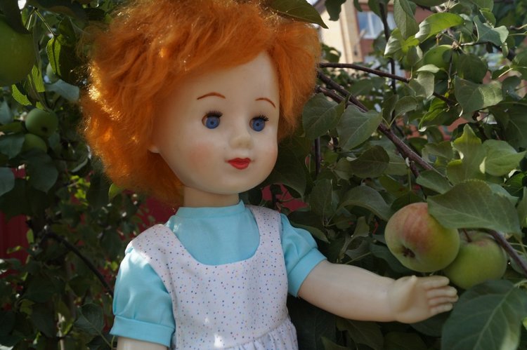 На день рождения Василисы я подарила новое платье