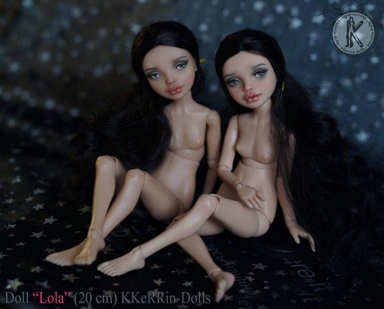 Шарнирная авторская кукла "Лола" (20см), от KKeRRin-Dolls (фото 8)