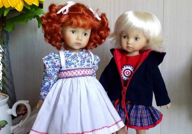 Ура! Сестрёнка приехала! Куколки от Dianna Effner Boneka