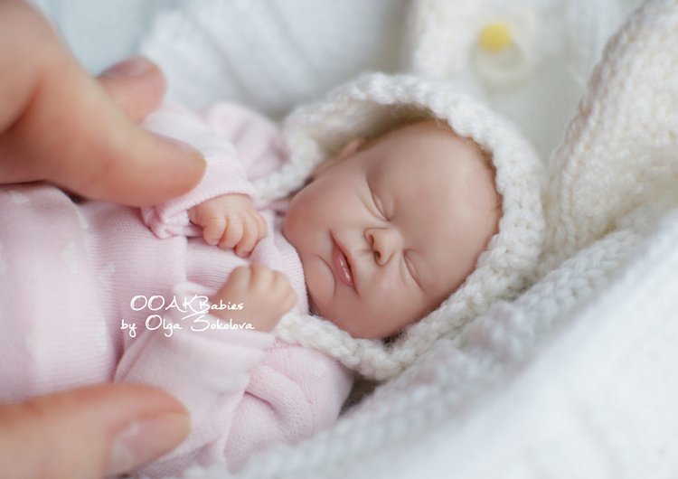 Авторский младенец Шарлотта. ООАК Ольги Соколовой (фото 6)