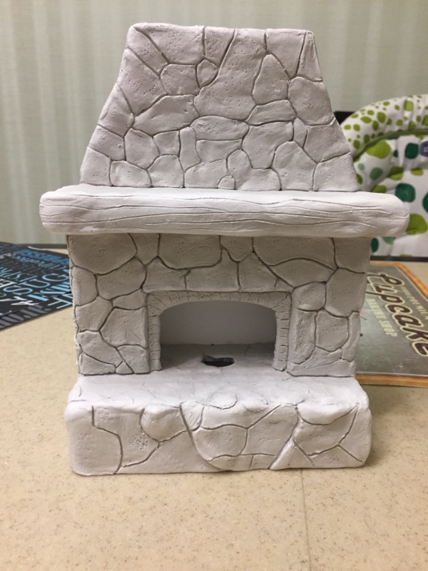 Строим каминный уголок — Мебель для кукол и домиков: фото (фото 3)