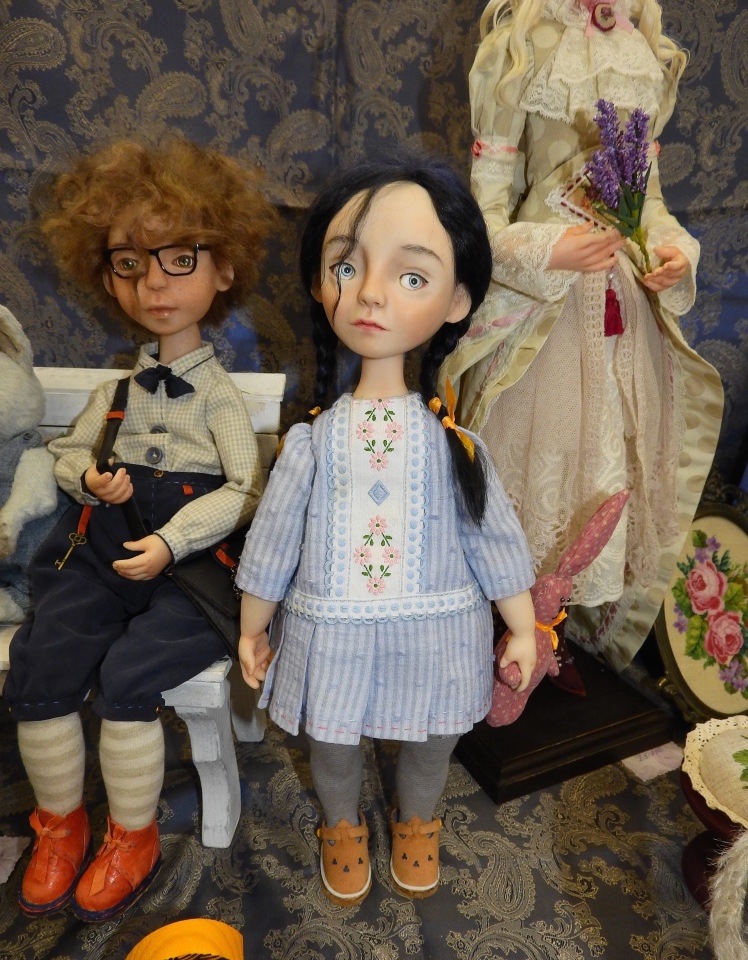 XV Международный осенний салон авторских кукол на Тишинке с 4 по 6 октября 2019 года в Москве - часть 4