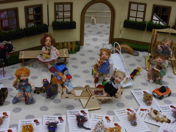 XV Международный осенний салон авторских кукол на Тишинке с 4 по 6 октября 2019 года в Москве - часть 2