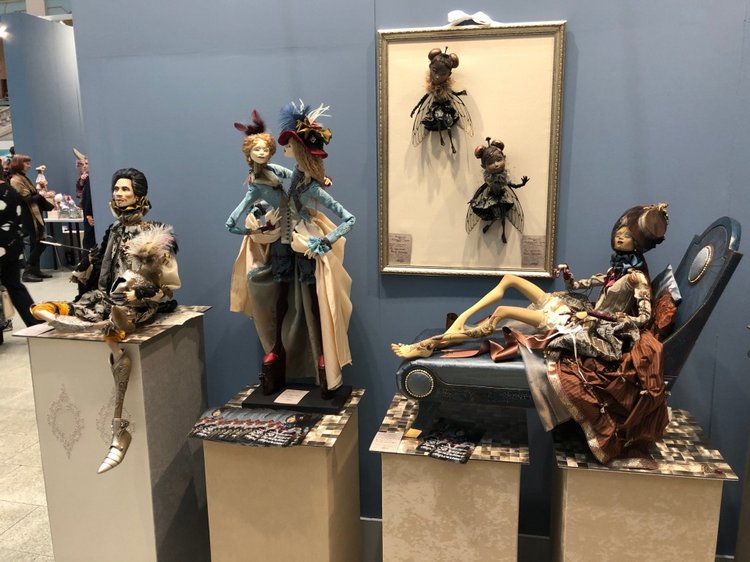 "Искусство куклы" 2019 - приглашаю прогуляться по выставке... ч.2