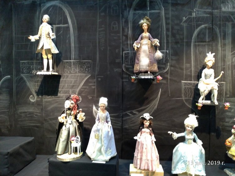 X Международная выставка "Искусство куклы" в Гостином дворе. Часть 2