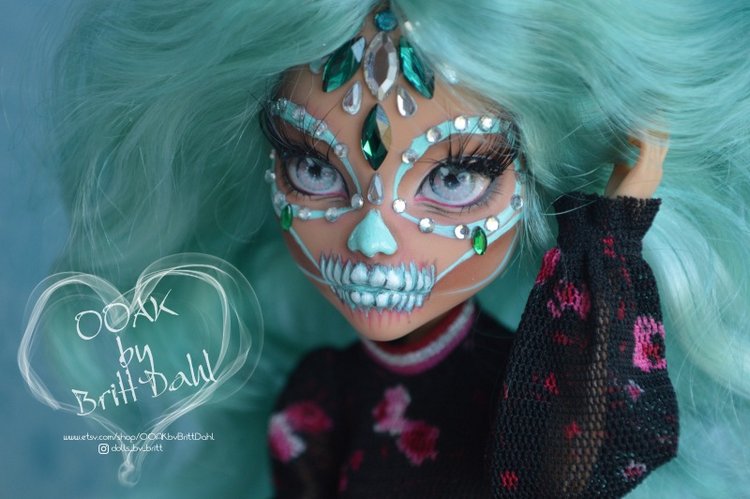 ООАК Кристальные Скелеты. Клео и Гулия Monster High (фото 2)
