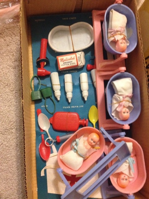 Моя коллекция. Набор «Ясли» 1940-х 50-х годов. США (фото 4)