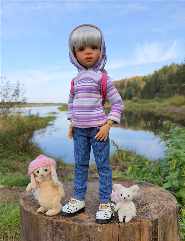 Путешествие Имани на Волгу. Mini Imani от Kaye Wiggs