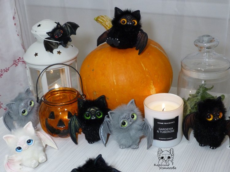 Много летучих мышей... Буууу Halloween (фото 8)