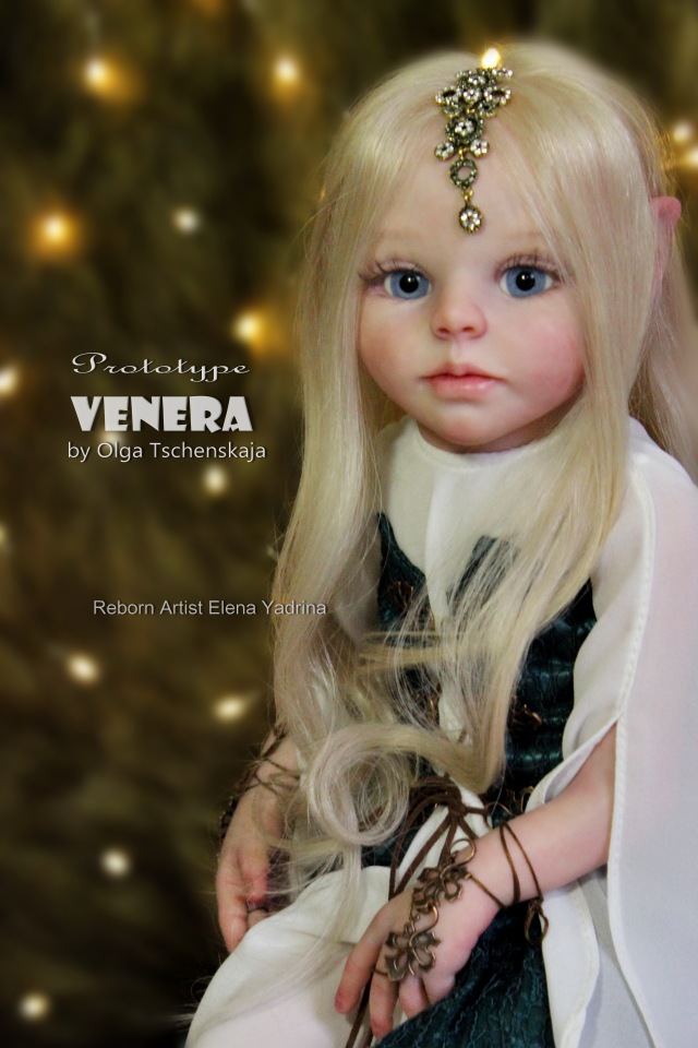 Эльфиечка Венера. Прототип, моя версия. Куклы реборн Елены Ядриной