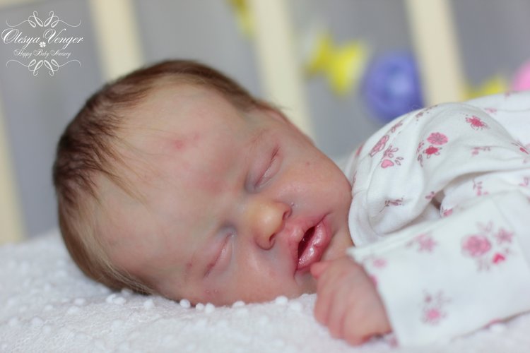 Моя крохотуля Инди. Кукла реборн Олеси Венгер