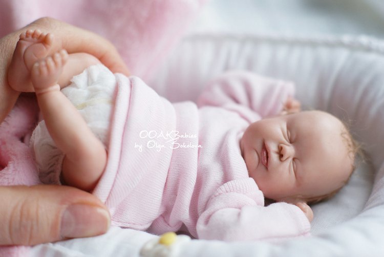 Авторский младенец Шарлотта. ООАК Ольги Соколовой