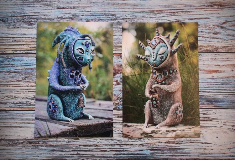 Зябры - Авторские фантастические космические существа (фото 3)