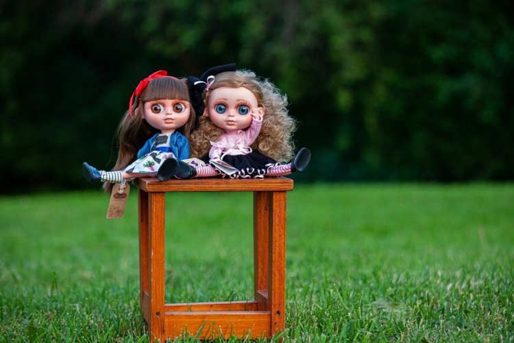 В гостях у STEPHA dolls! Biggers, Миниамигес, Вестида де Азул