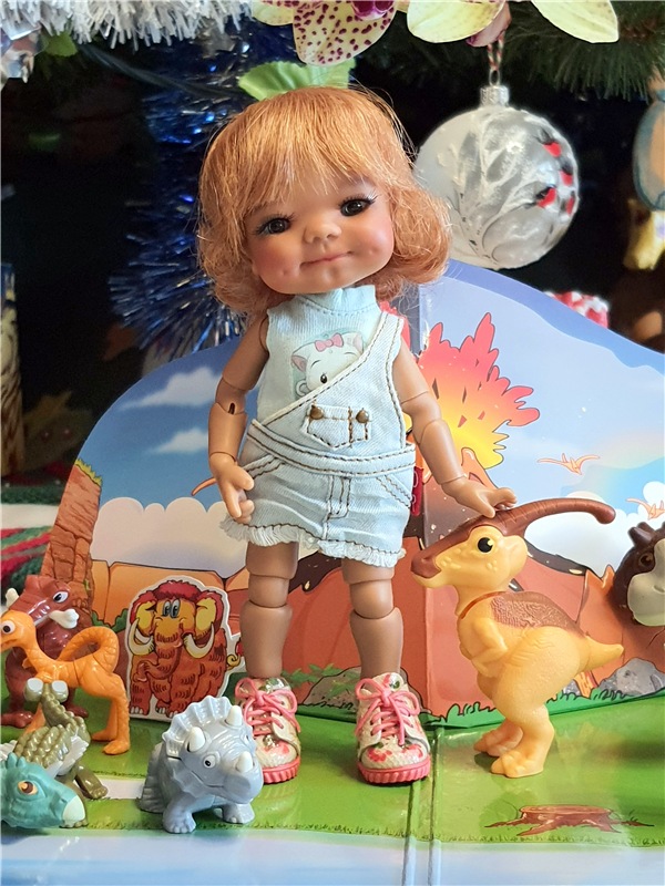 Динозаврики | Бэйбики Динозаврики — Куклы Meadow dolls (Медовушки): BJD (БЖД) (фото 3)