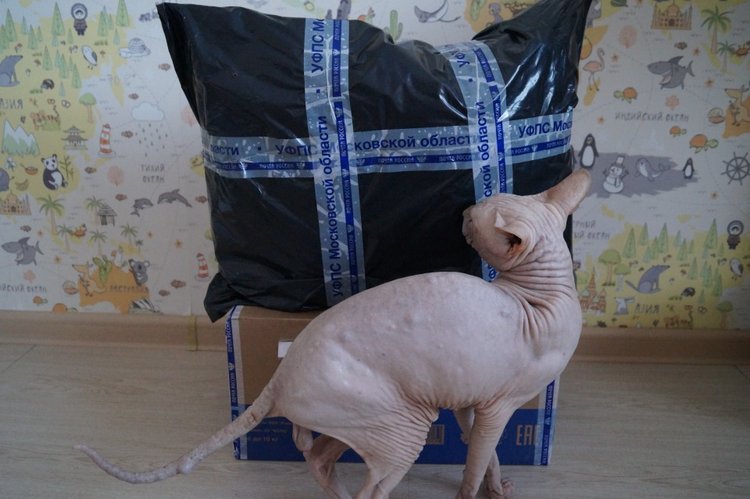 Посылочка с подарками от подруги