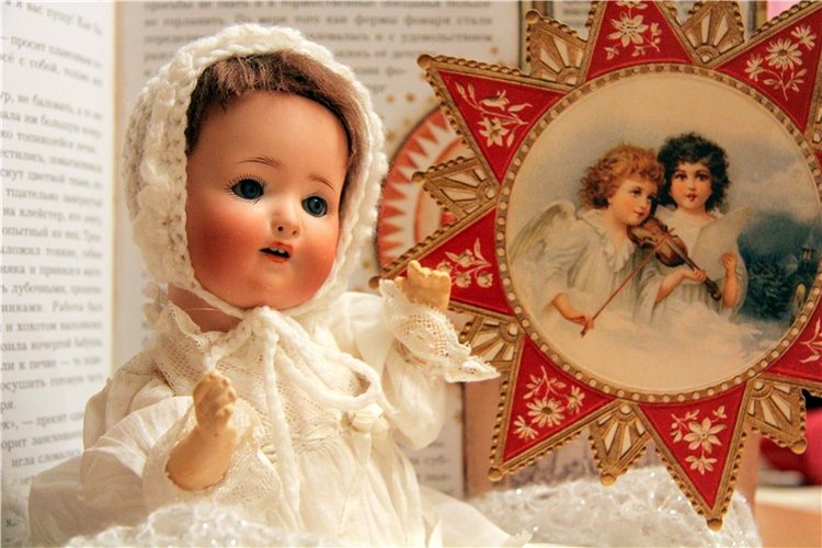 Приближается Рождество — Антикварные куклы Heubach Koppelsdorf (Хойбах): молд 300