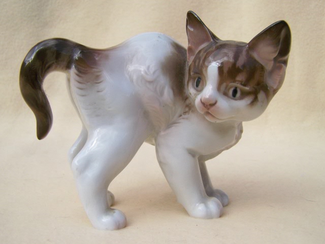 Мой кошачий мир — Фарфоровые статуэтки и фигурки: винтаж (фото 6)
