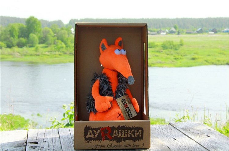 Хитрый Лис. Мягкая игрушка Хитрый Лис & Valenki, фирма MaxiToys (фото 7)