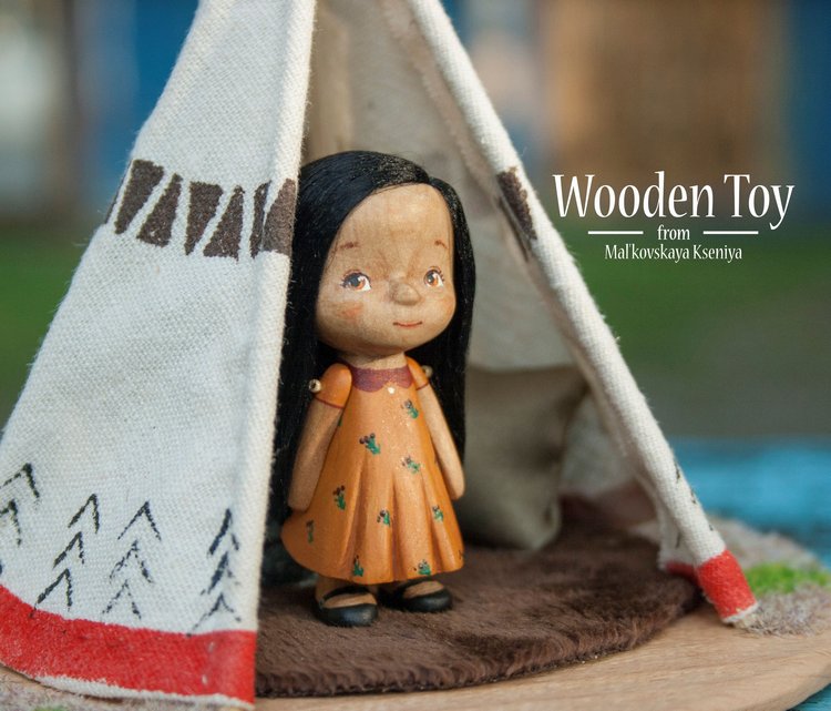 Деревянная индейская девочка Муна и ее увлекательная история (фото 9)