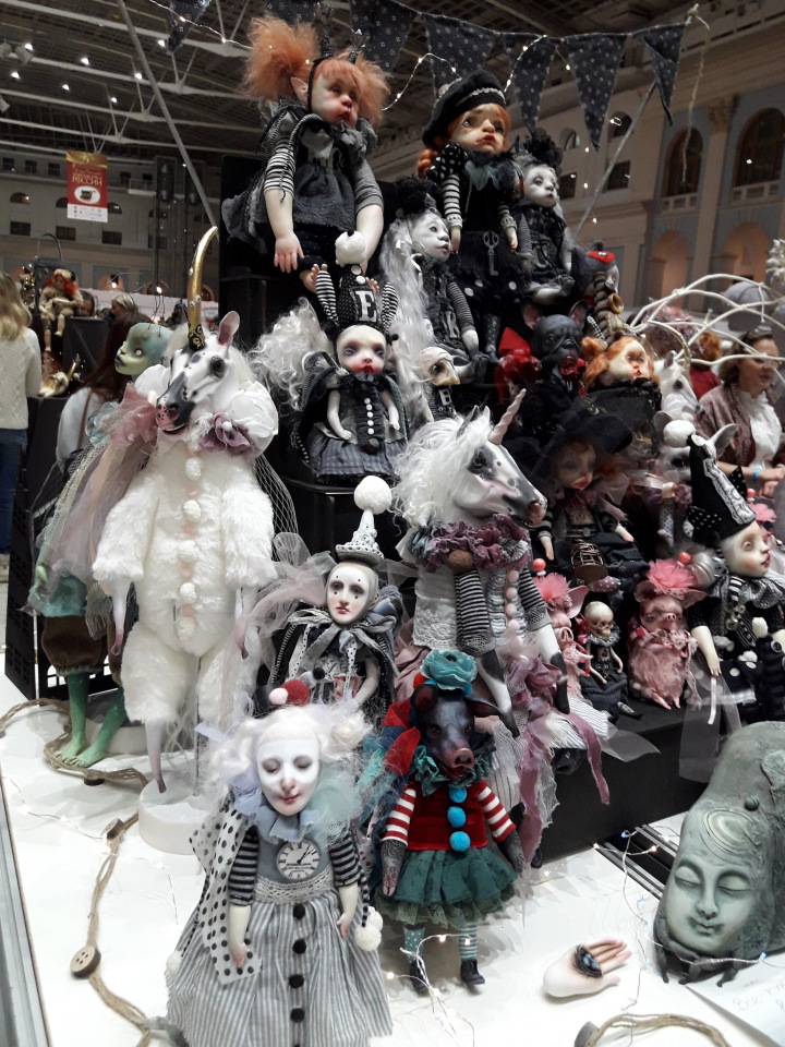 Искусство Куклы. Гостиный двор 2018. Выставку моими глазами - часть 2