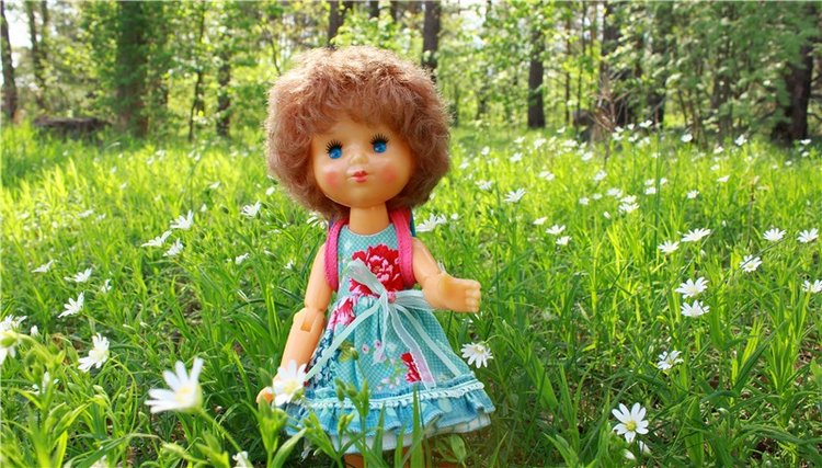 Женя-путешественница — Советские винтажные куклы (СССР): Ленигрушка