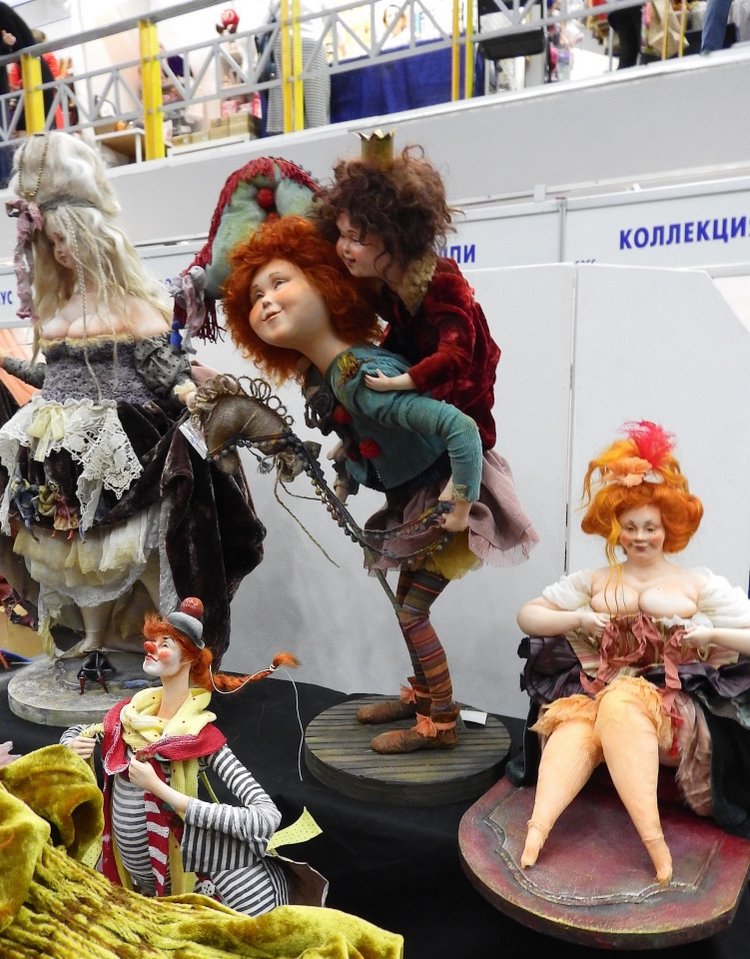 XV Международный осенний салон авторских кукол на Тишинке с 4 по 6 октября 2019 года в Москве - часть 2
