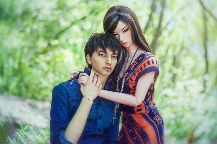 Аюна и Баир. Брат и сестра