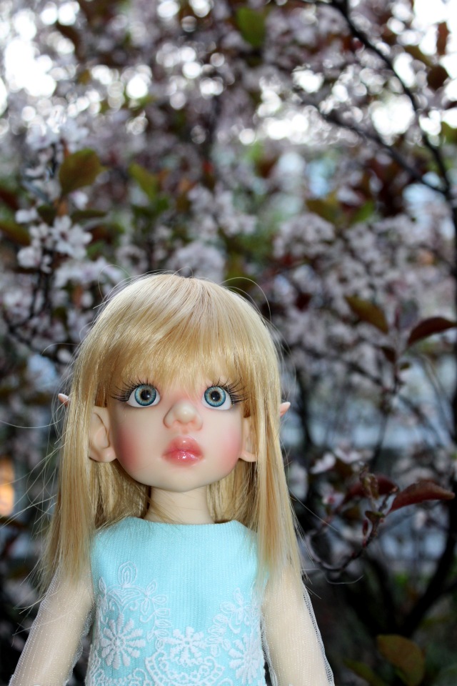 Талисса в весеннем саду — Куклы Kaye Wiggs (Кайе Виггс): авторские BJD (БЖД)