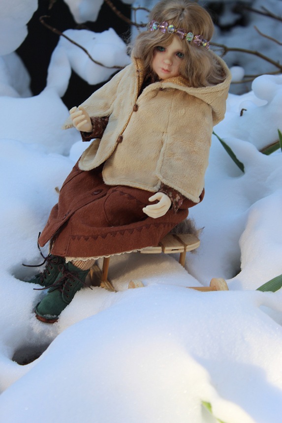 Розочка на снегу — Куклы Dollshe Craft (Доллше): BJD (БЖД)