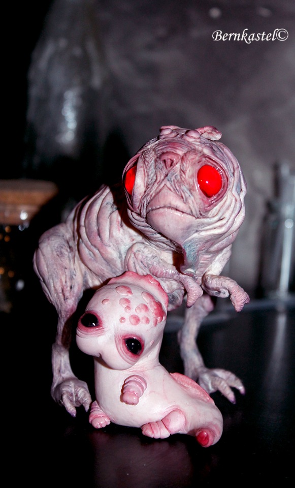 Акки и Ия — Игрушки в смешанной технике (мех и глина): Арт (фото 9)