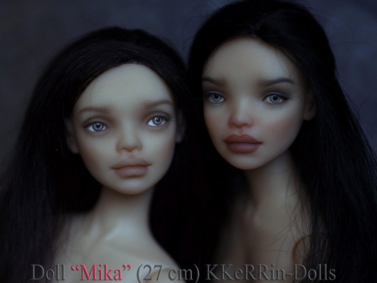 Шарнирная авторская кукла "Мика" (27см) от KKeRRin-Dolls, 2 часть