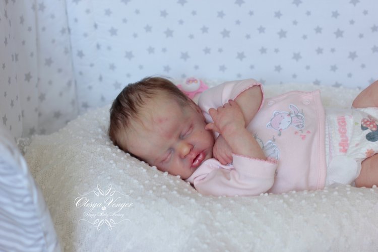 Моя крохотуля Инди. Кукла реборн Олеси Венгер