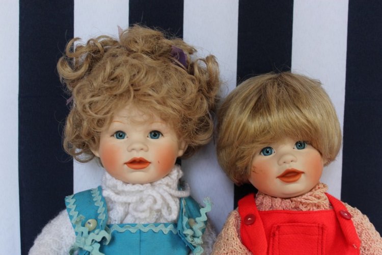 Большая коллекция Винтажных реплик с антикварных кукол - Часть 2 (фото 7)