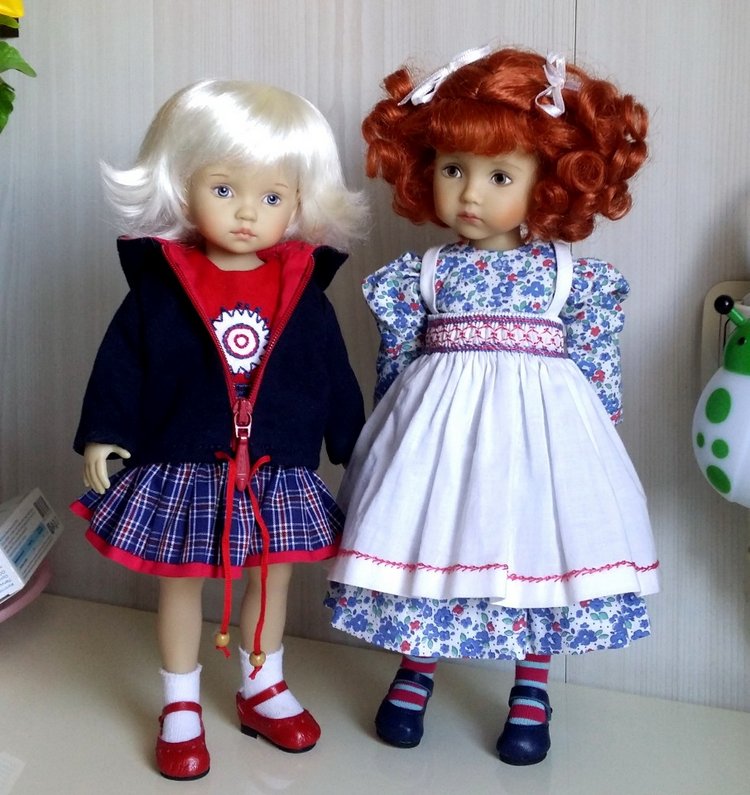 Ура! Сестрёнка приехала! Куколки от Dianna Effner Boneka