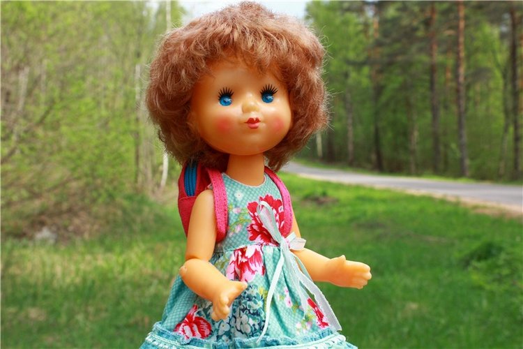 Женя-путешественница — Советские винтажные куклы (СССР): Ленигрушка