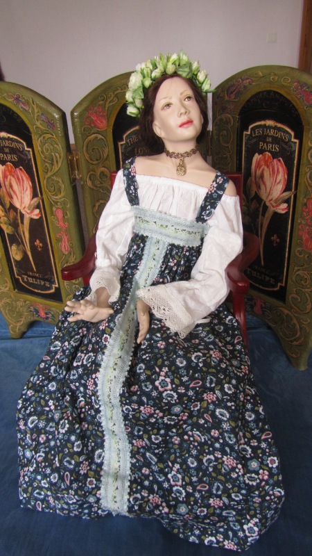 Образ русской красавицы для куклы Моники Мехлинг (фото 9)