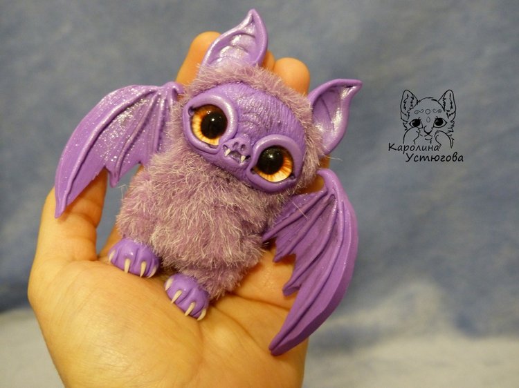 Летучие мышки, цвет: фиолетовый. А Вы нас ждали к Хеллоуину (фото 9)