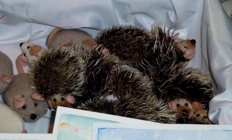 X Юбилейная выставка - Искусство Куклы (Гостиный Двор - 2019) - ЁЖИКИ и СОВУШКИ