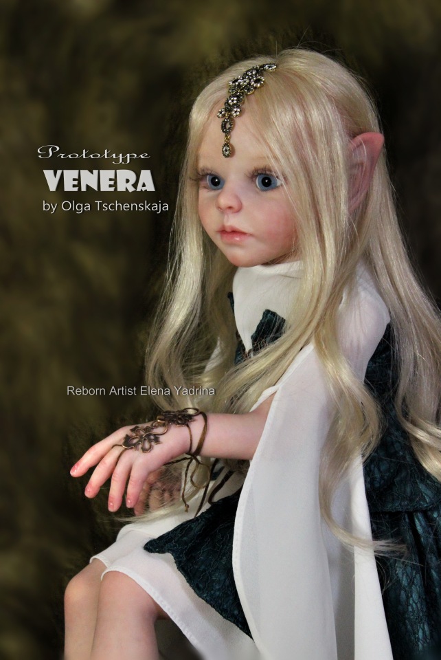 Эльфиечка Венера. Прототип, моя версия. Куклы реборн Елены Ядриной (фото 7)