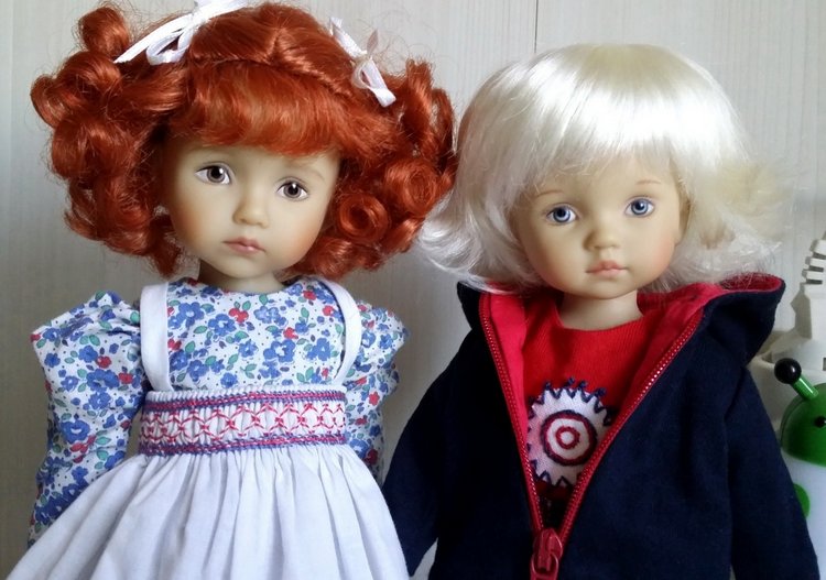 Ура! Сестрёнка приехала! Куколки от Dianna Effner Boneka