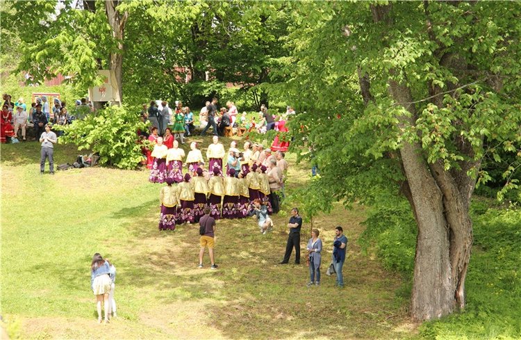 "Троицкие гуляния" в Василёво, 2017 год, продолжение. Архитектурно-этнографический музей под открытым небом "Василёво"